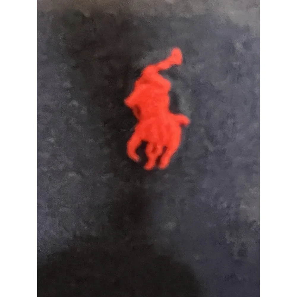 Ralph Lauren Baby Lot 3 Months Orange Romper, And 2 Short Sleeve Shirts